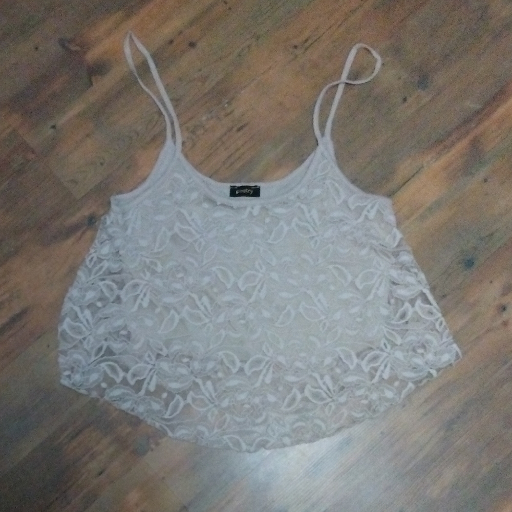 Poetry Cream Lace Camisole